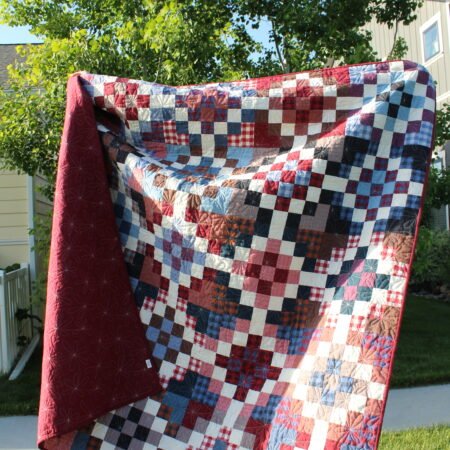 Checkered Garden Firework Quilt