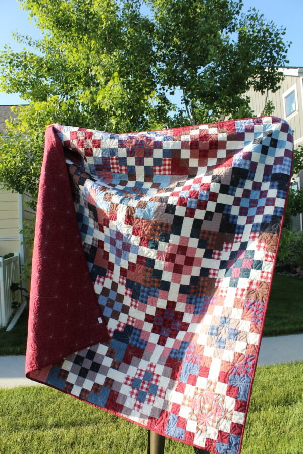 Checkered Garden Firework Quilt