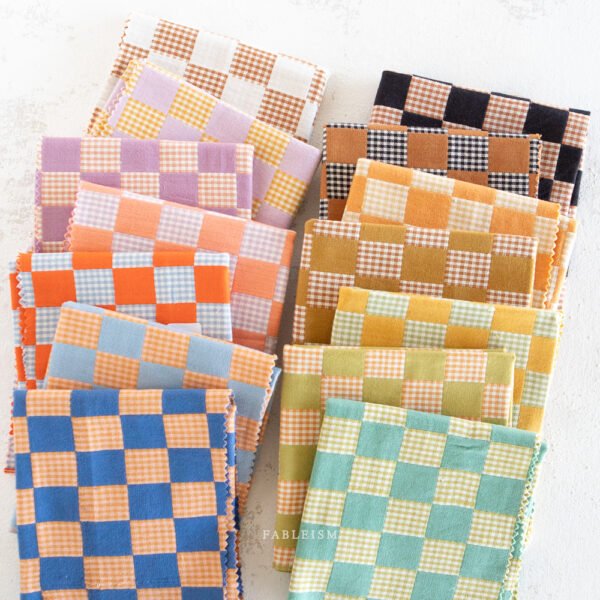 Fableism Checkmate Checkers Fat Quarter Bundle